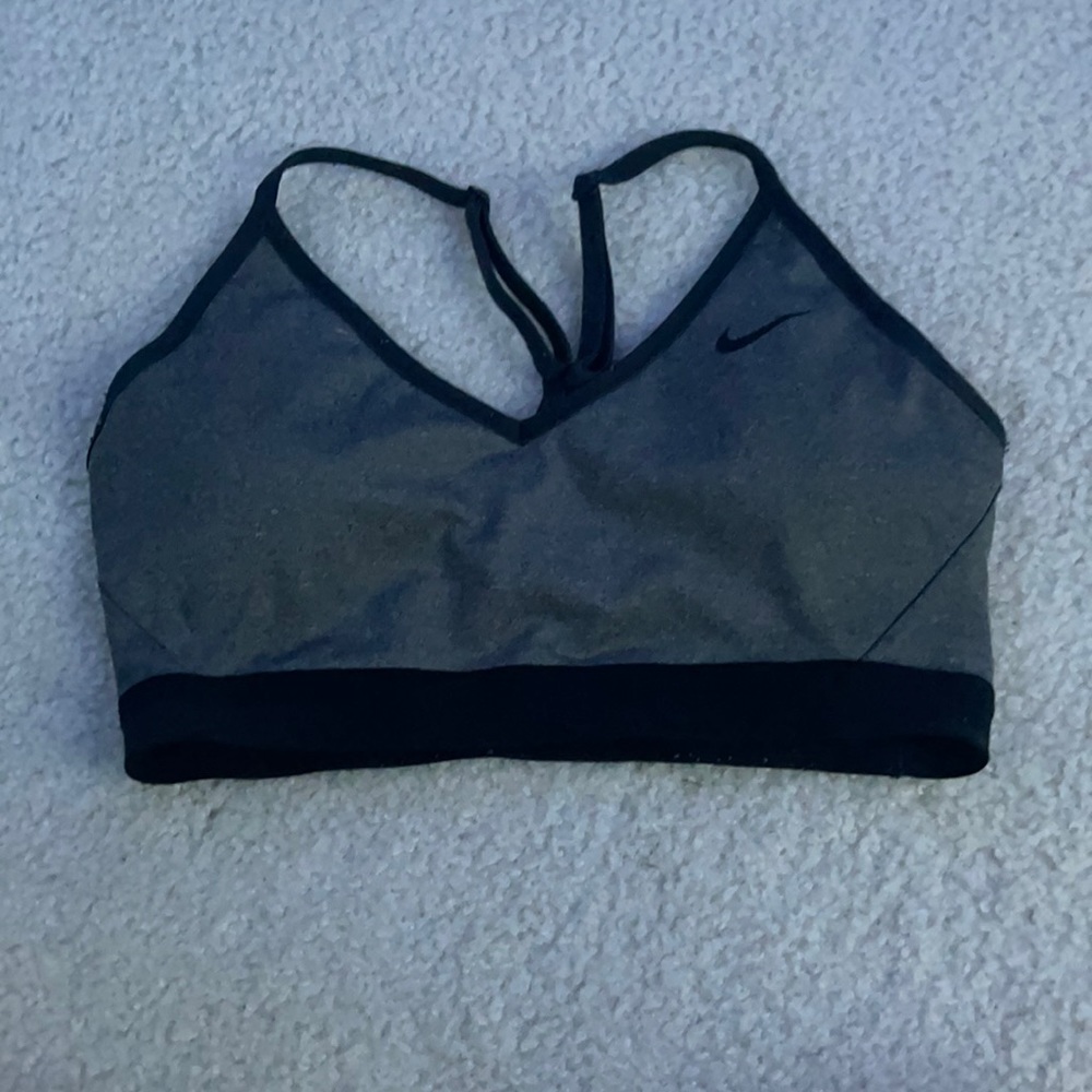Nike grey sports bra, size M